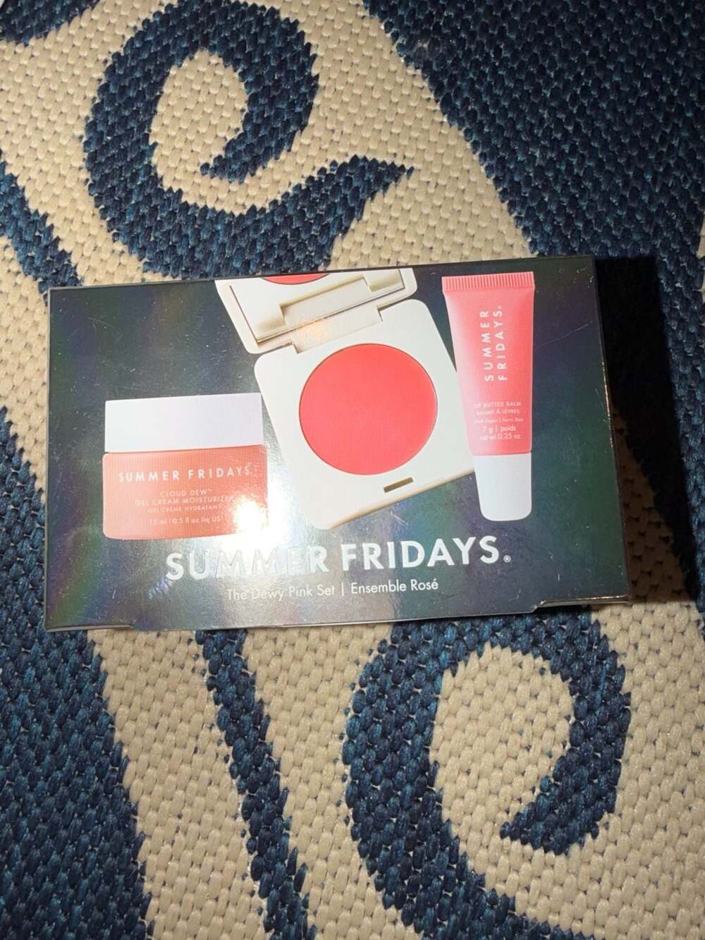 Summer Fridays The Dewy Pink Set Skincare and Makeup Trio